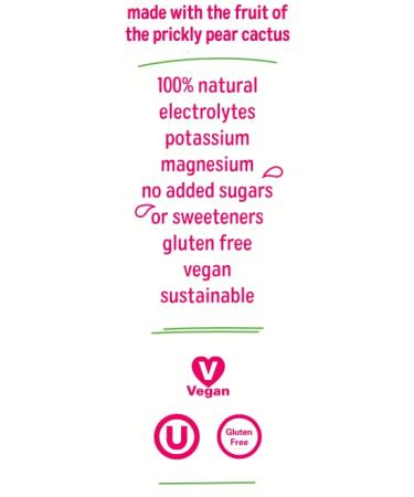 True Nopal Cactus Water 33.8 fl oz - Pack of 12 | Hydrating Natural Drink - Buy Online on SooperMarket.com