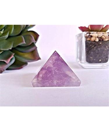 Small Piece Natural Amethyst Quartz Crystal Pyramid Reiki gem Stone Purple Amethyst Crystal Pyramid wolesale Natural Luster