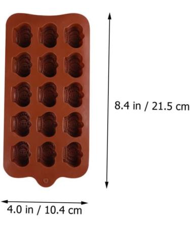 Cabilock 3pcs Crown Silicone Mold Chocolate Bars Molde De para Resina Silicone Moulds for Chocolate Ice Tray - Buy Online on SooperMarket.com