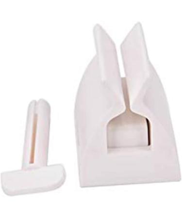 1PC Toothpaste Squeezer Rolling Tube Toothpaste Squeeze Dispenser Toothpaste Seat Holder Stand White - Buy Online on SooperMarket.com