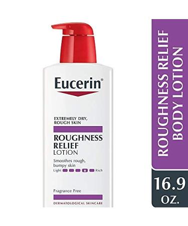 Eucerin Roughness Relief Lotion - Fragrance Free, 16.9 fl oz (500 ml) | Soothes & Smooths Dry Skin - Buy Online on SooperMarket.com