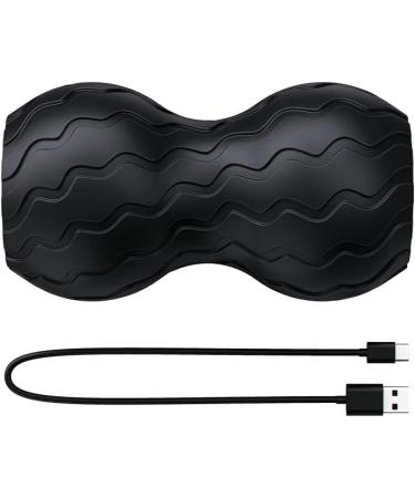 Wave Duo Foam Roller - Ergonomic Bluetooth Muscle Roller for Back Neck & Spine | 5 Vibration Frequencies - Therabody - Buy Online on SooperMarket.com