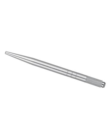Beavorty Lip Liner Pencils 1pc Multifunction Manual Eyebrow Slender Single-end Silver Embroidery Pen Pointed Thin