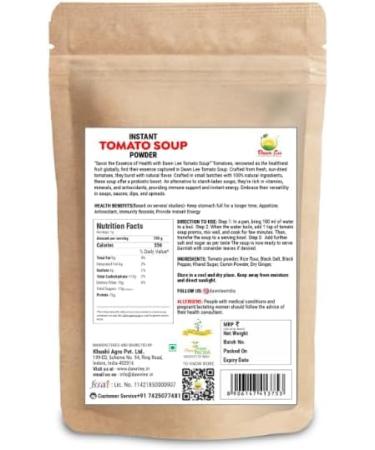 Dawn Lee Instant Tomato Soup Premix for Vending Machine- Healthy Alternatives- 100% Natural - Instant Energy- Vegetable Soup- Gluten Free- No Preservatives- Tomato Soup Powder- 1 KG - Buy Online on SooperMarket.com