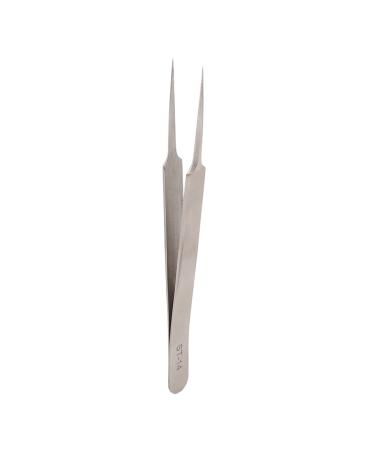 Hurrise mini-steel tweezers tweezers for ingrown hair magnetically hardened tweezers with high elasticity and accuracy (ST14)