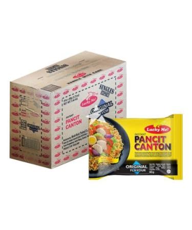Lucky Me! Pancit Canton Instant Noodles Original Flavour 60g (24 Packs) HALAL