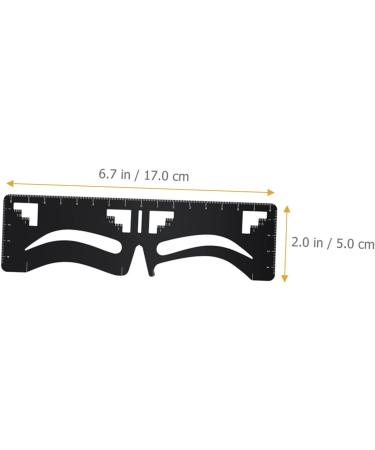 eyebrow design eyebrow card eyebrow measuring tool Eyebrow Positioning Ruler Metal eyebrow shape - Buy Online on SooperMarket.com