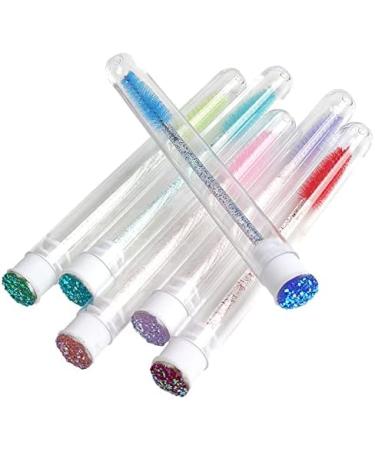 10Pcs Reusable Eyebrow Brush Tube Dust-Proof Eyelash Brush Tube Replaceable Makeup Brushes Mascara with New Eyelash Resin Drill - Buy Online on SooperMarket.com