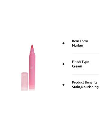 e.l.f. Lip Stain Pink Petal 0.08oz - Long-Lasting Lip Color for a Natural Pink Flush - Pack of 1 - Buy Online on SooperMarket.com
