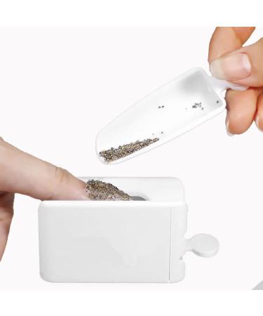 Nail Powder Recycling Box Nail Dipping Powder Storage Box Nail Glitter Powder Sequins Dip Recycling Tray