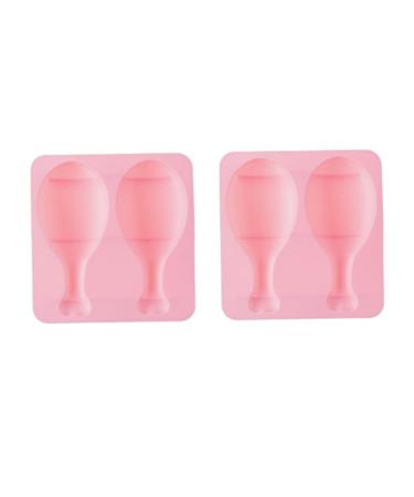 MAGICLULU 2pcs Non Stick Nonstick Cajas para Con Chocolate Cake Decorating Homemade Chocolate Cake Decapping Die Cake Decorations Baking Tool Creative Mold Fudge Cake Mold Drumstick 15.8*14.9 CM