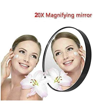 ARAZO 20X Magnifying Mirror - Professional Pocket Vanity for Eye Makeup and Eyebrow Tweezing - Buy Online on SooperMarket.com
