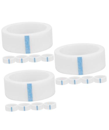 Housoutil 15 Rolls Fake Eyelashes Non-woven Fabric Eyes 900x1.2cmx3pcs White 5x3pcs