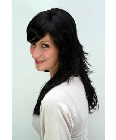 Buy WIG ME UP 9265-1B Long Black Wig with Layered Hair & Bangs - Stylish & Versatile International Shipping Available - Buy Online on SooperMarket.com