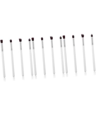 Healeved 12 Pcs Eye Make-up Brush Kit Eye Eyeshadow Brush Concealer Brush Makeup Brushes Eye Kits White - Buy Online on SooperMarket.com