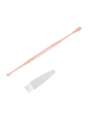 Healeved Limpiador De Oidos Ear Pick Spiral Ear Picker Earwax Picking Tool Stainless Steel Ear Spoon Ear Cleaner Tool Ear Wax Removal Accessory Rose Gold Screw Back Earring