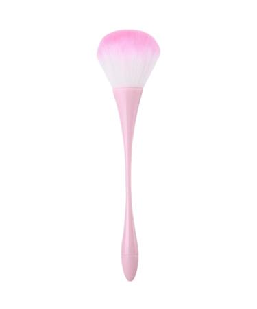 Jomewory Powder Makeup Brush | Blush Makeup Brush with Slim Waist Face Makeup Tool Nail & Cosmetic Brushes for Large Coverage Loose Powder Bronzer pink