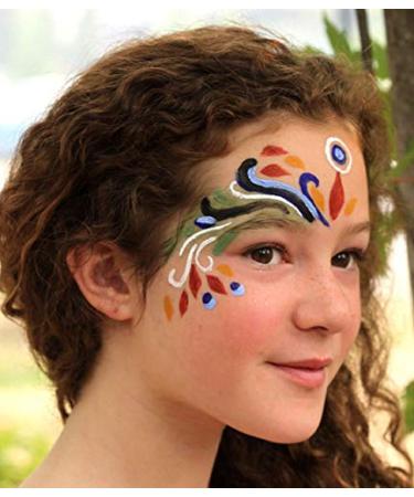 Natural Earth Paint Mini Face Paint Kit - Non-Toxic, Long Lasting, High Quality - 4 Vibrant Colors, Hypoallergenic for Halloween, Festivals - Buy Online on SooperMarket.com