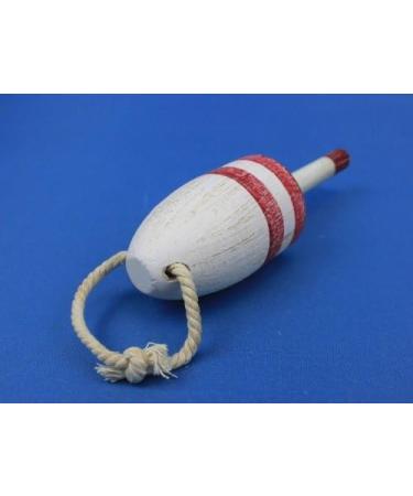 Hampton Nautical Vintage Dark Red Maine Lobster Trap Buoy 7 - Buy Online on SooperMarket.com
