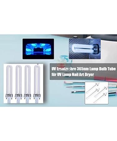 Buy 4-Pack 9W UV Replacement Tube 365nm for Nail Art Dryer | International Shipping Available - Buy Online on SooperMarket.com