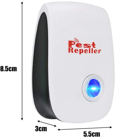 Bestzy Ultrasound Pest Control Repeller - 4-Piece Electronic Insect Defense for Cockroaches Mice & Mosquitoes - Effective International Shipping - Buy Online on SooperMarket.com
