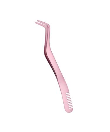 Harilla eyelash tweezers DIY eyelash extensions accessories eyelash appliances tool eyelash tweezers for incorrect eyelash extensions tweezers pink