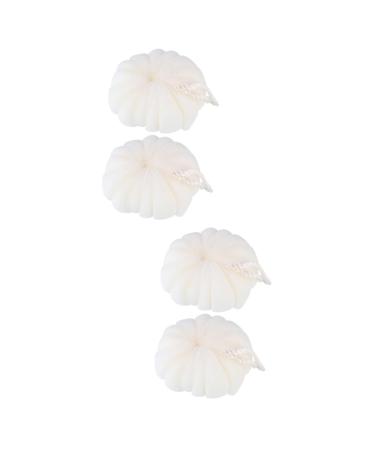 NOLITOY 4 Pcs Large Bath Ball Bath Scrubber Ball Shower Scrubber Ball Shower Bubble Ball Bath Shower Ball Bubble Maker Shower Sponge Loofahs Body Scrubber Mesh Nets Ball
