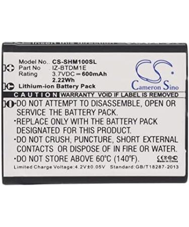 Replacement Battery for Sharp Portable Plasmacluster Ion Gen - IZ-BTDM1E 600mAh/3.7V | International Shipping Available - Buy Online on SooperMarket.com