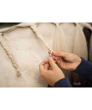 Animalon Silicone Mane Gum for Horses - 300 Tear-Resistant Gums | Ideal Tuner Accessories for Hairstyles - Single Pack White - Buy Online on SooperMarket.com