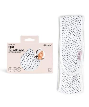 Kitsch Spa Headband - Microfiber Makeup Headband for Face Washing | Multi Functional Skincare Headbands | Facial & Hair Band | Women's Face Wash Headbands (MicroDot) - Buy Online on SooperMarket.com