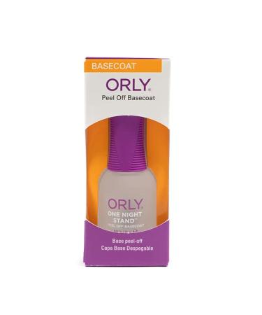 Orly Peel Off Base Coat 'One Night Stand' | Nail Treatment Basecoat for Easy Glitter  Shimmer  and Nail Polish Removal 0.6 fl oz