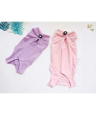 BT Bear Cat Professional Surgical Recovery Suit Cat Clothes for Abdominal Wounds or Skin Diseases (M Purple) 1.36 kg (Pack of 1) Purple - Buy Online on SooperMarket.com