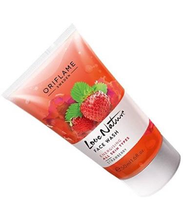 Oriflame Sweden Love Nature Strawberry Face Wash (50 ml)