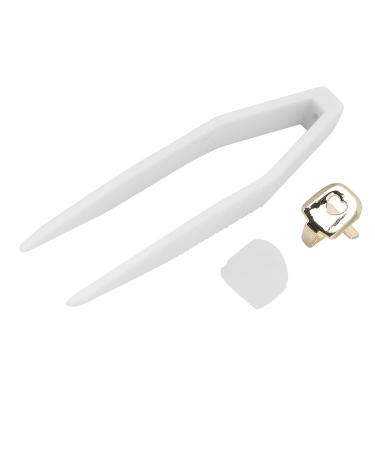 Hip Hop False Tooth Brass Teeth Brace Decoration for Party for Daily Use(gold)
