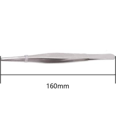 Hegebeck Stainless Steel Tweezers Straight Multi Purpose Tweezer Tweezers Hand Tool for Plants Splinter Facial Ingrown Hairs Remover with Round Tip 16cm 4pcs - Buy Online on SooperMarket.com