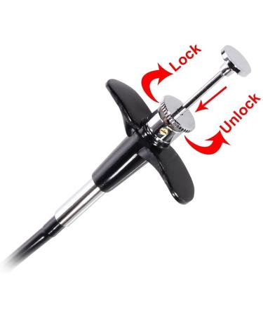 Foto&Tech Mechanical Shutter Release Cable with Bulb-Lock for Nikon, Fujifilm, Leica, and Minolta Cameras (40cm) - Buy Online on SooperMarket.com
