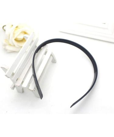 6 Pieces black headband women with teeth skinny plastic headbands thin hairbands with teeth comb for women men girls - Buy Online on SooperMarket.com