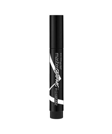 Maybelline New York Eye Studio Master Graphic Liquid Eyeliner, Striking Black, 0.084 oz - Buy Online on SooperMarket.com