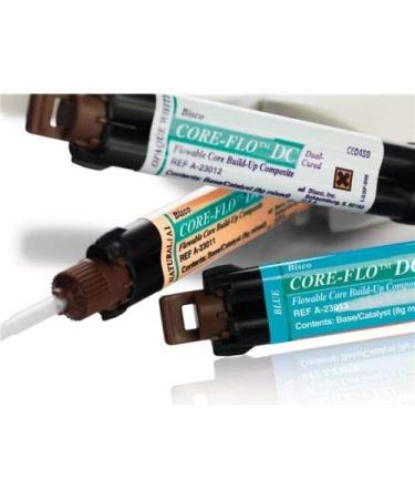 Dental BISCO Core-Flo DC Dual Cured Flowable Core Build-up Composite Natural/ A1