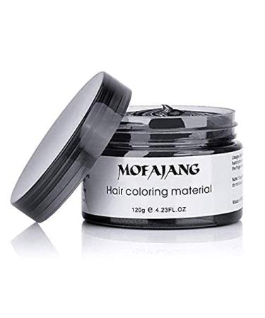 Temporary Hair Color Wax 4.23 oz | Instant Hairstyle Cream Pomade for Party & Cosplay | Easy Cleaning | Black - Buy Online on SooperMarket.com
