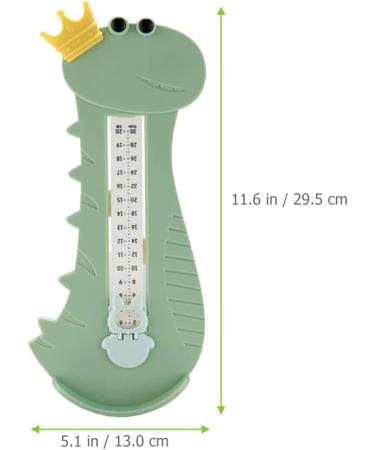Kisangel Kids Shoe Sizer - Foot Measurement Device for Boys and Girls | Dinosaur Design - Light Green - Buy Online on SooperMarket.com