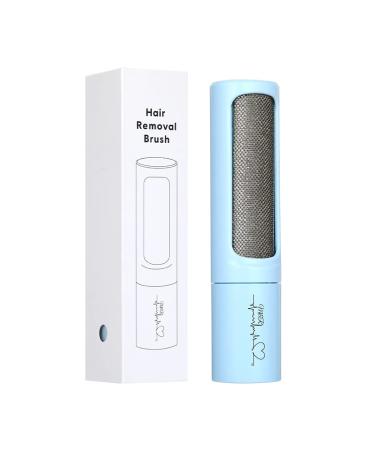 M&R,Pet Hair Remover Brush-Portable & Reusable Animal Hair Removal Brush for Dogs and Cats Easy to Clean Fixed Areas Pet Fur from Carpet, Furniture, Bed & Sofa and for Clothes and Car Seats Blue