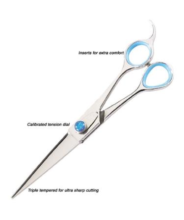Geib Super Gator Stainless Steel Pet Straight Grooming Shears 7-1/2-Inch