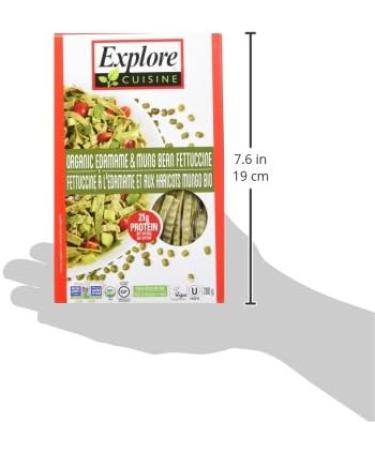 EXPLORE CUISINE Organic Edamame and Mung Bean Fettuccine 6 Count 1.6 Kilogram - Buy Online on SooperMarket.com