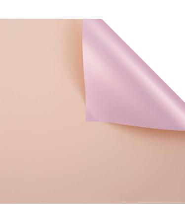 BBJ Wraps Flower Packaging Paper Bouquet Korean Rose Gold Double Sided Flower Wrapping Paper Florist Supplies 20 Sheets of 23.6 x 23.6 Inch (Champagne)