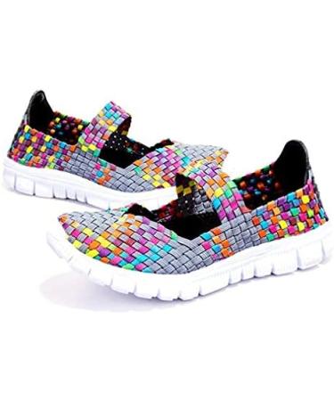 Women's Lightweight Elastic Trainers - Comfort Slip-On Sport Water Shoes - 41.5 EU Gray | International Shipping - Buy Online on SooperMarket.com