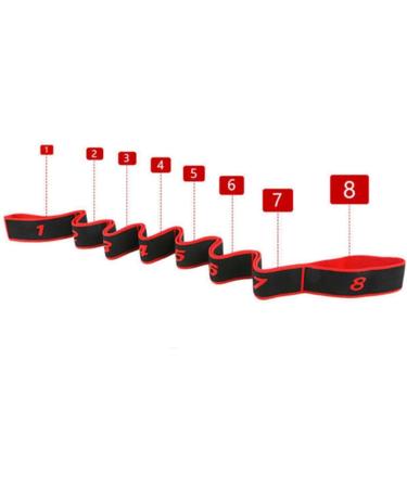 Xingmo Kids Stretch Band with Multi Loops | Yoga Exercise Trainer Bands - Red - Buy Online on SooperMarket.com