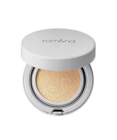 rom&nd Zero Cushion Semi-Matte 14g  03 Beige 23  Long Lasting  High Coverage  Semi Matte Finish  Flawless Complexion Without Cakey Face  Makeup Base and Fixer  Thinly Layered  Korean Cushion Foundation 03 BEIGE 23 0.5 Ou...
