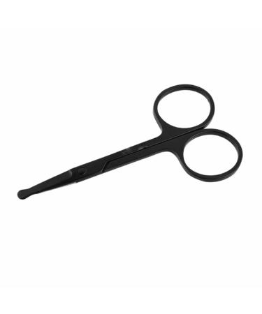 TEMKIN Nose Hair Trimmer Stainless Steel Small Scissors Nose Eyebrow Eyelash Trimmer Round Manual Nose Hair Trimming Tool Trimmers