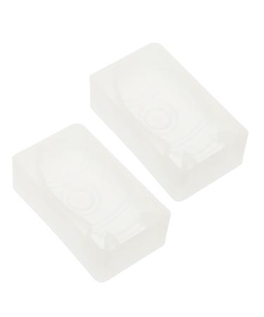 IMIKEYA Shot Molds 6 Pcs Silicone Mold Silica Gel Handmade Soap Party Supplies Child White Holiday Cake Baking Moulds 5.2X3X1.5CMx3pcs Whitex3pcs